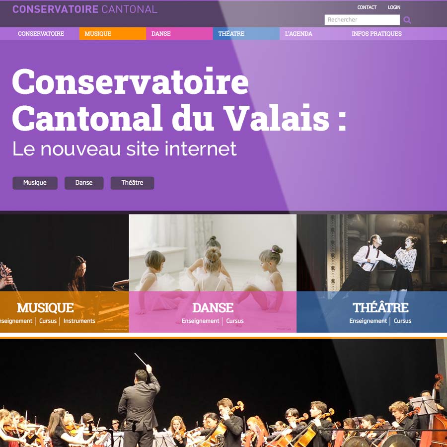 Le site du Conservatoire du Valais