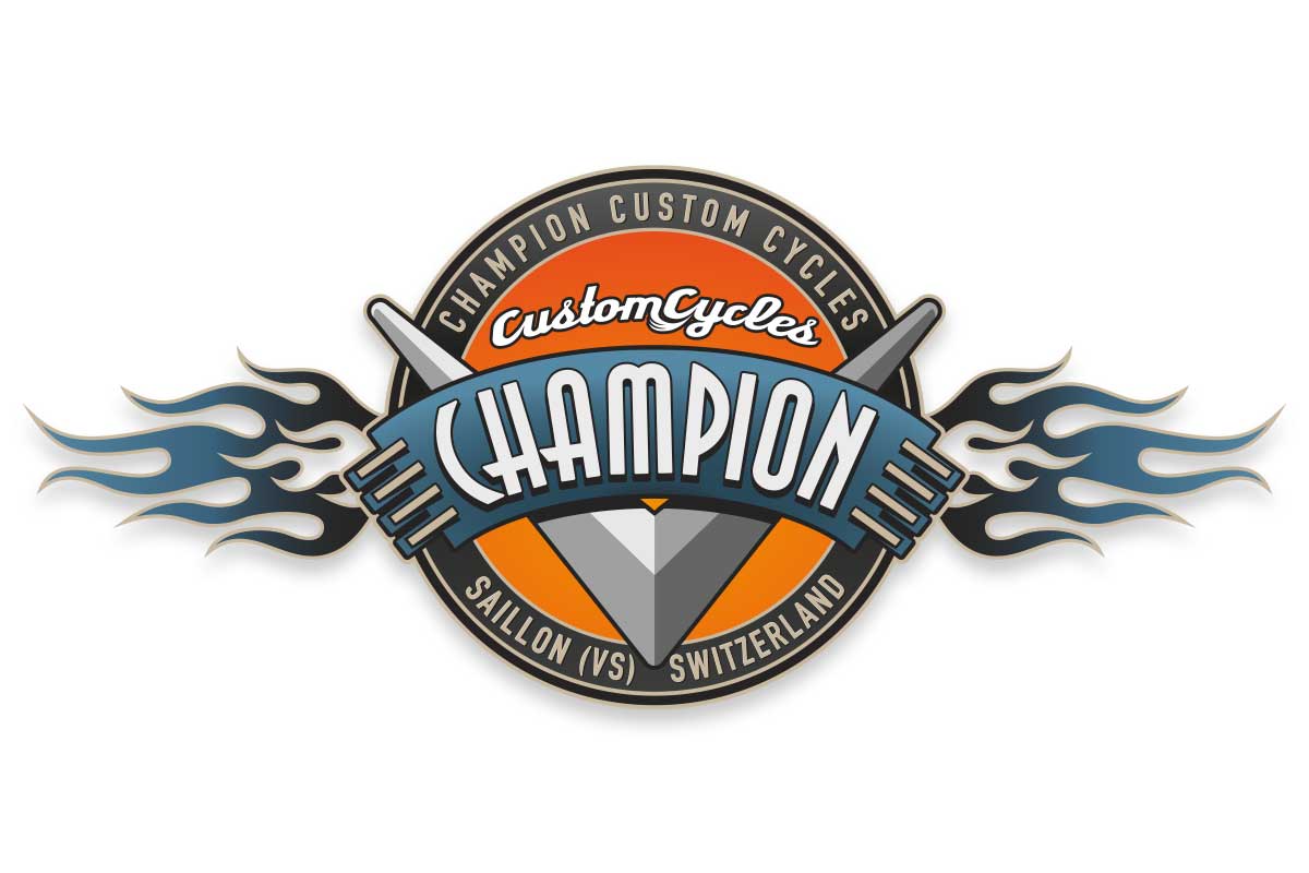 logo champion custom cycles