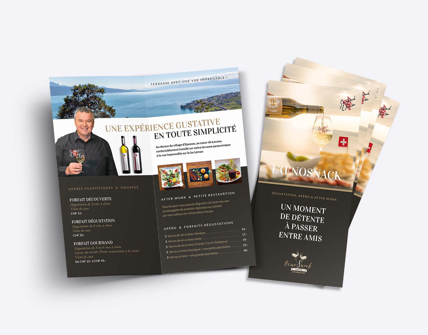 flyer oenothèque – Gaillard Vins, Epesses